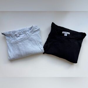 BUNDLE of 2 James Perse Crewneck Pocket T-Shirt